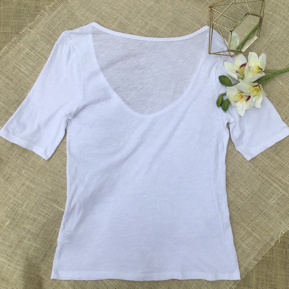 SOLD J. Crew Vintage Cotton Scoop T Shirt 1/2 - Picture 8 of 8