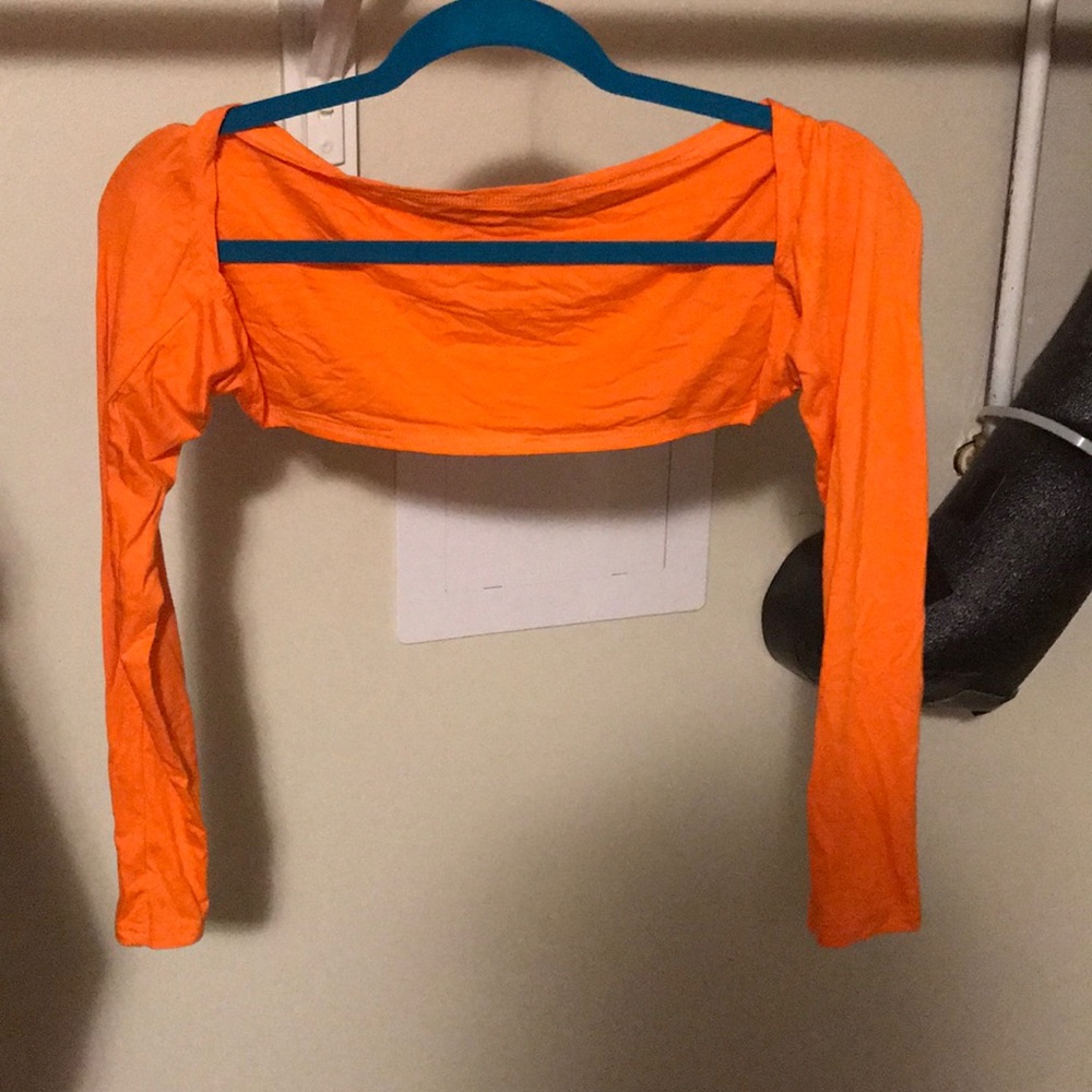 Bolero Orange hip hop top