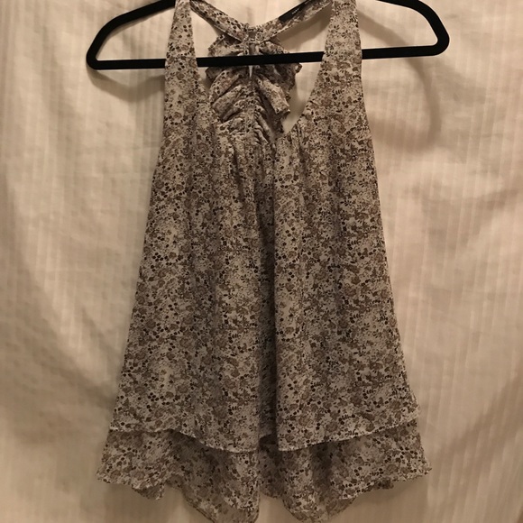 Naked Zebra Tops - Racer back babydoll layered top