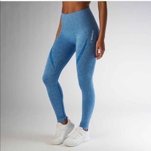 Gymshark seamless leggings blueberry WITH HOLE