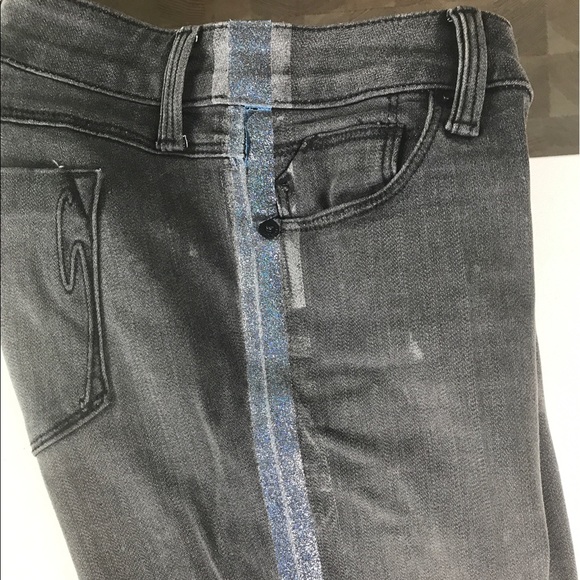 Flair jeans with silver sparkles strip! - Picture 4 of 6