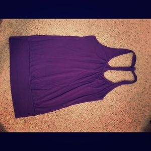 Fun flirty purple tank top