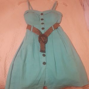 Aqua summer dress
