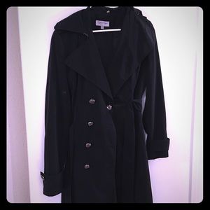 Black Clavin Klein Dress Coat