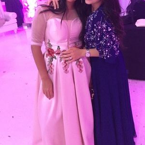 Elegant pink gown