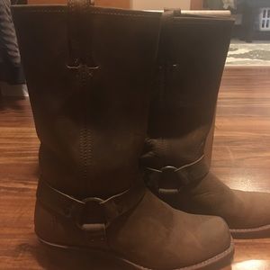 Frye harness boots