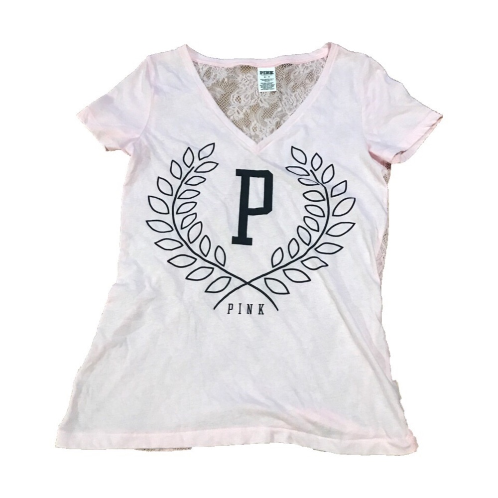 Victoria's Secret PINK Medium Lace Back V-Neck