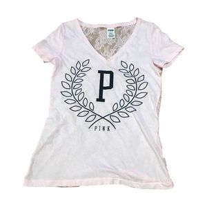 Victoria's Secret PINK Medium Lace Back V-Neck