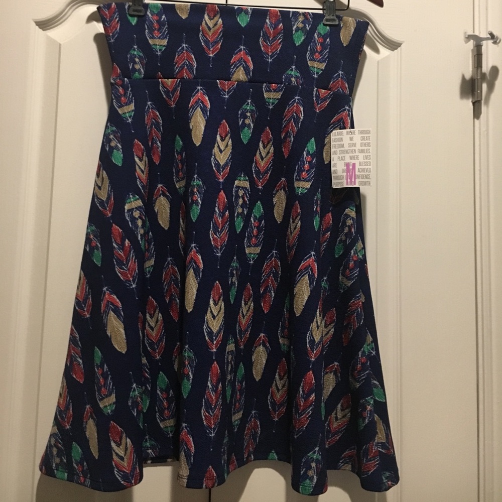 LuLaRoe Medium Feathered Azure