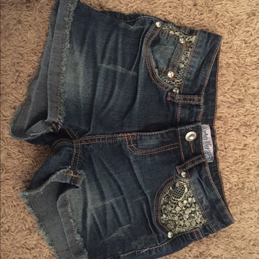 Kid jean shorts