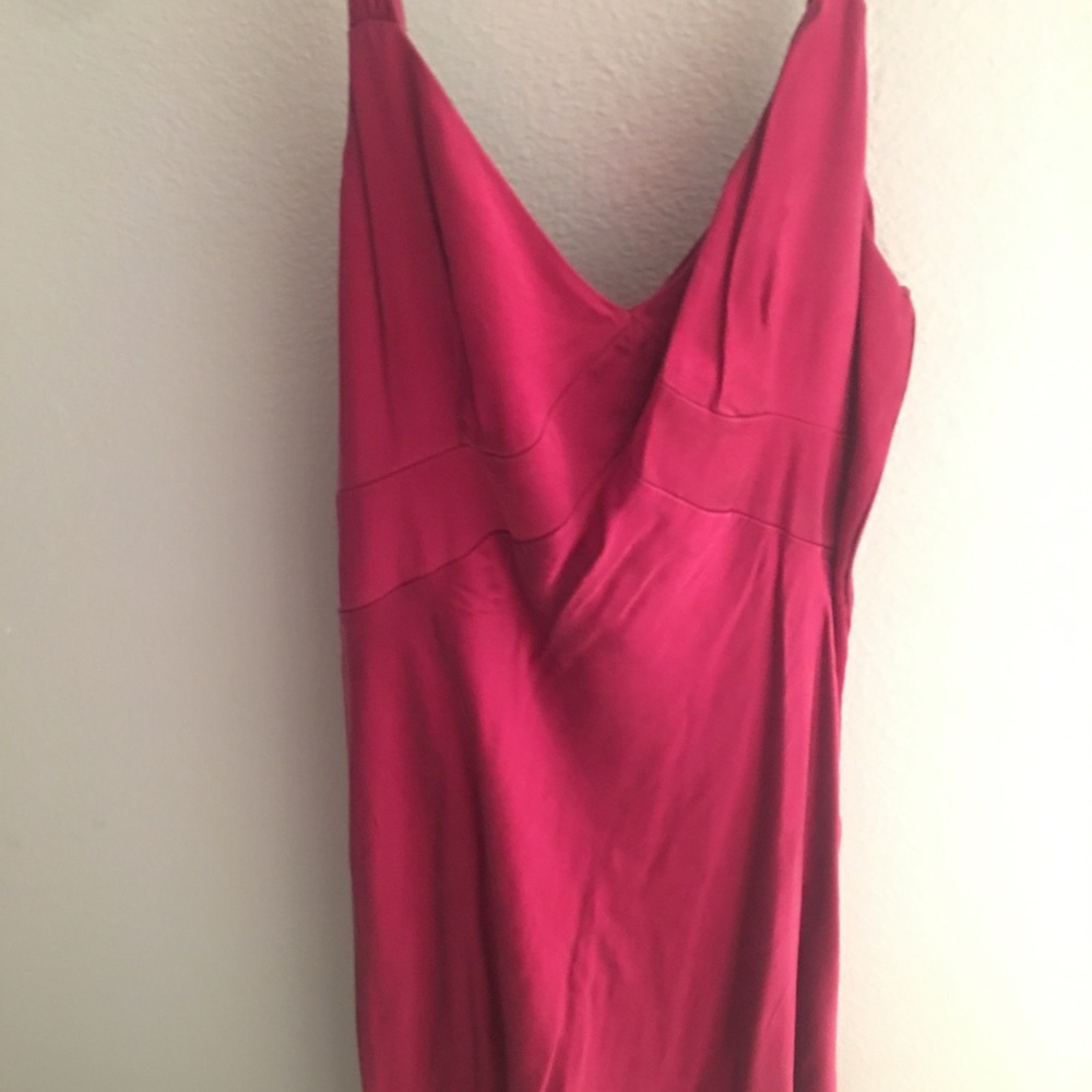 Loft size 16 dress burgundy red