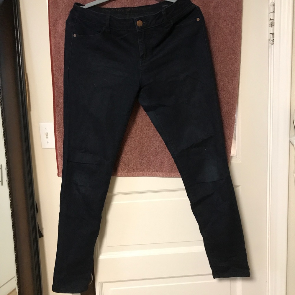 Vera wang skinny jeans