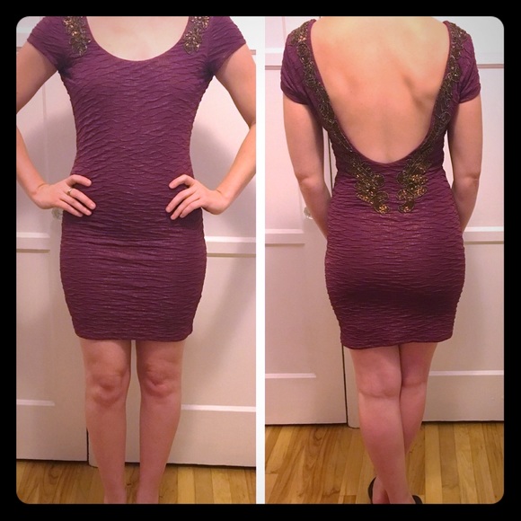 FREE PEOPLE Bodycon Mini Dress - Picture 1 of 5
