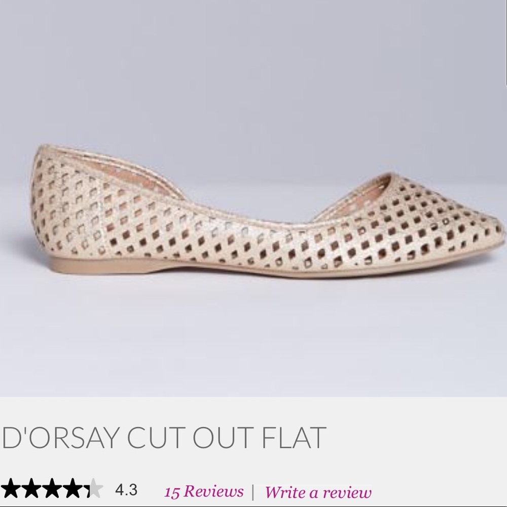 Lane Bryant D'Orsay Cutout Flat- 12W