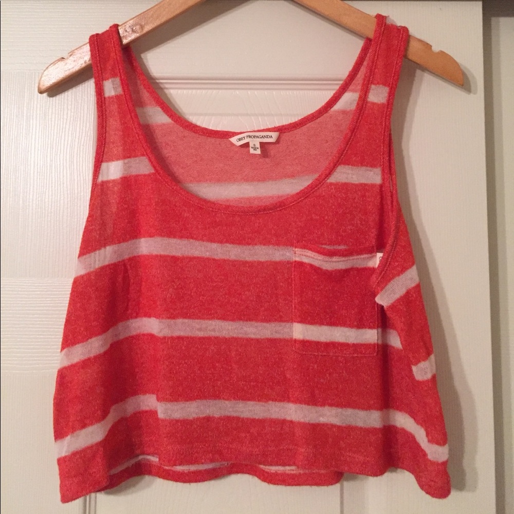 OBEY Striped Tank - S