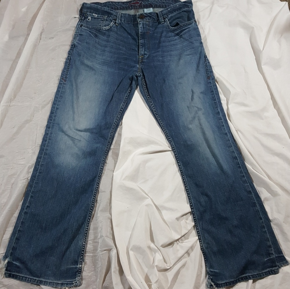 MENS LEVI BOOTCUT JEANS 36/32