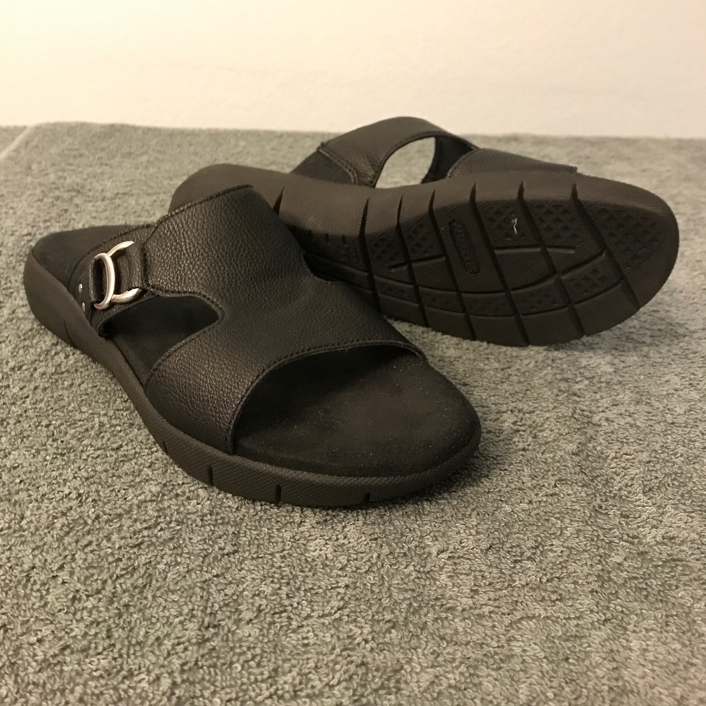 Aerosols New Wip Black Slides Sandals