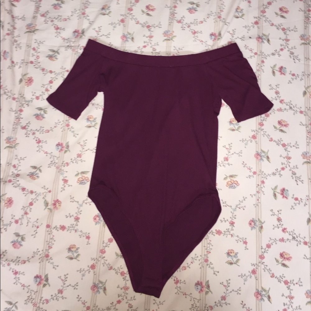 Maroon one piece