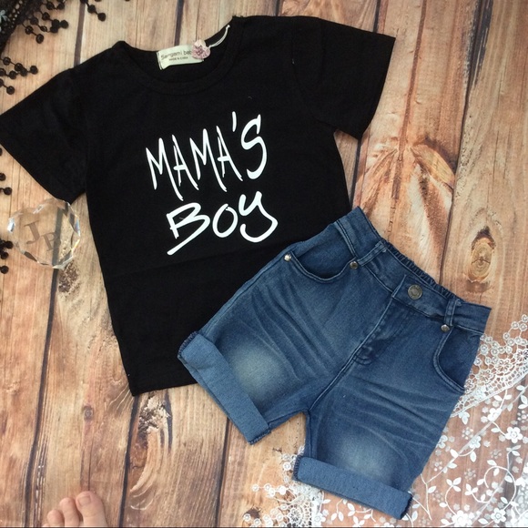 Other - Boutique Boys Mama's Boy 2pc outfit