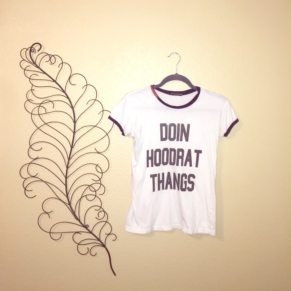 Brandy Melville hoodrat thangs top