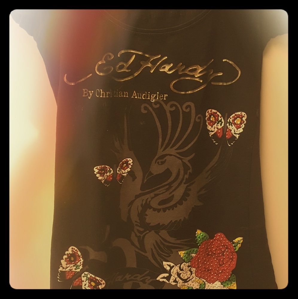 Cute ed hardy tunic