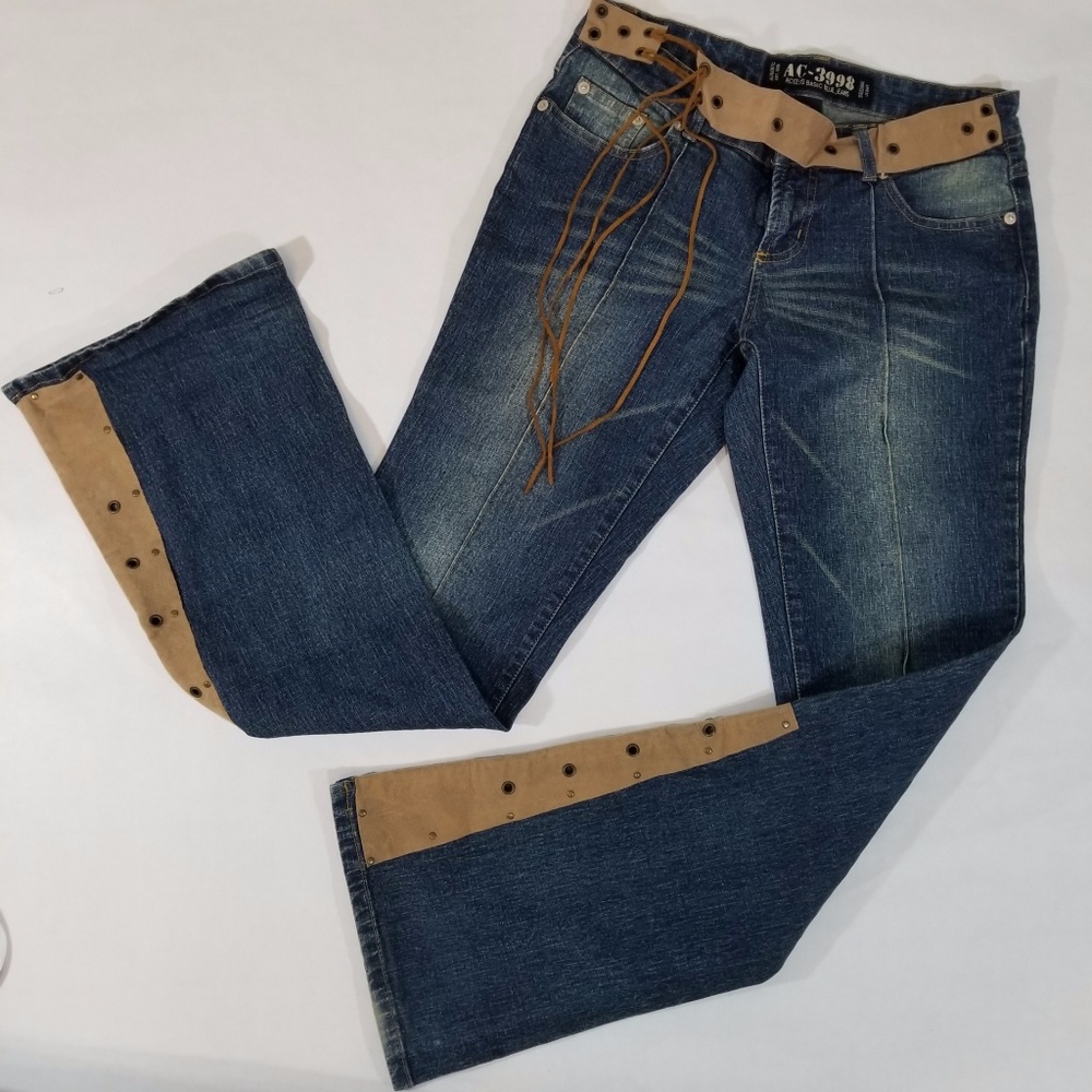 WOMEN'S ACCESS BASIC BLUE JEANS AC-3998  SIZE 3