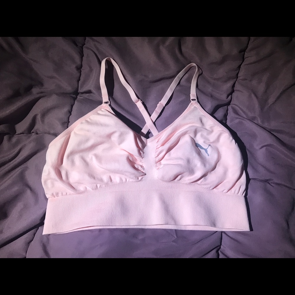 Pink Puma Sports Bra