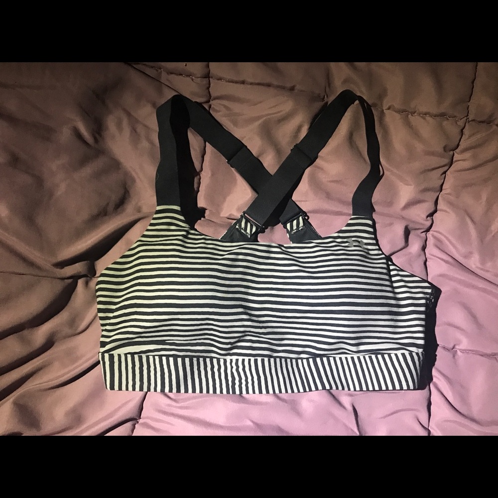 Cute Striped Under Armour Sports Bra