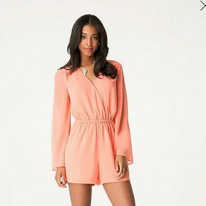 Bebe bell sleeve flutter romper