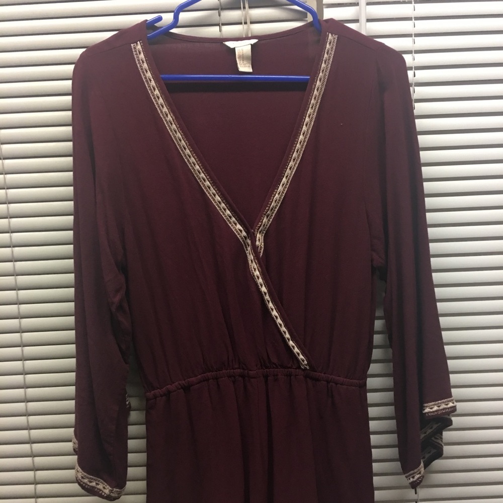 Forever 21 Maroon romper