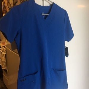 Never worn Royal Blue women's scrubs