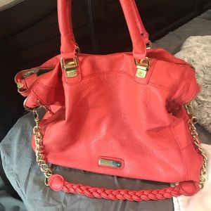 Steve Madden coral purse large