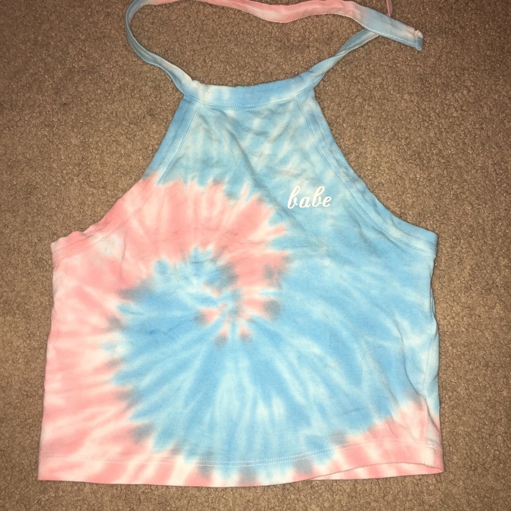 Tie-dye halter