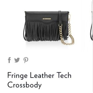 Rebecca Minkoff Fringe chain small crossbody purse
