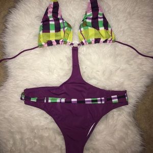 👙Sexy One piece connected bikini monokini😻