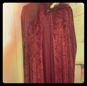 Hooded cape