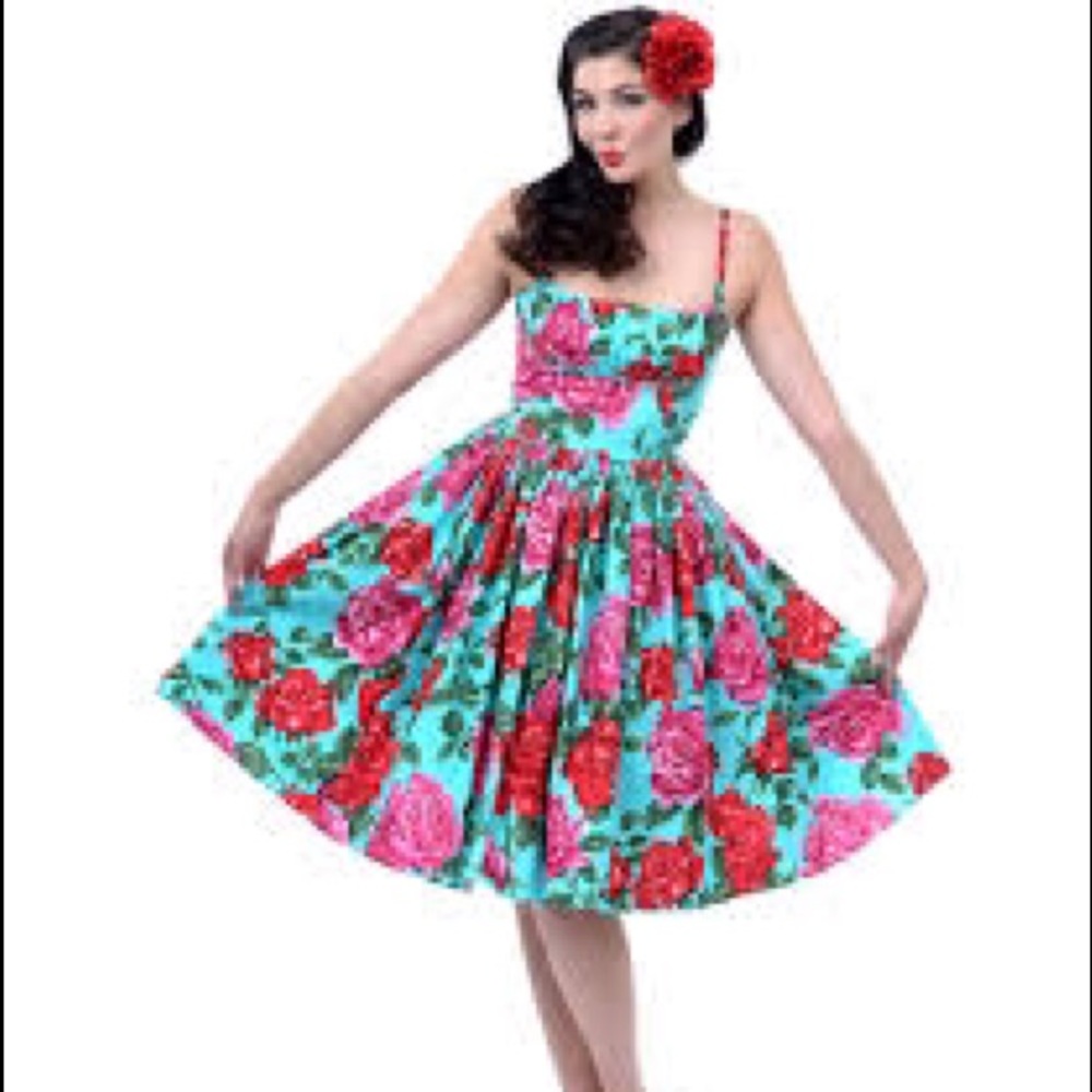 Bernie Dexter Paris Dress - Rose Print