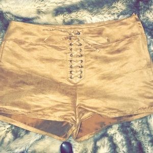 Beige women shorts