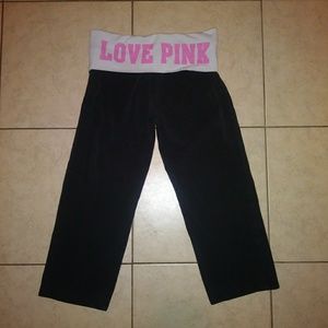 Victoria's Secret PINK cropped yoga pants