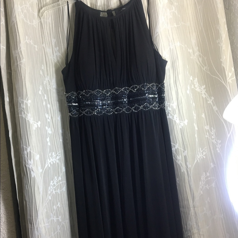 Black Halter Evening/Formal Dress