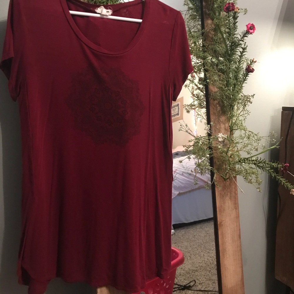 Pacsun Burgundy Tee