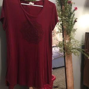 Pacsun Burgundy Tee