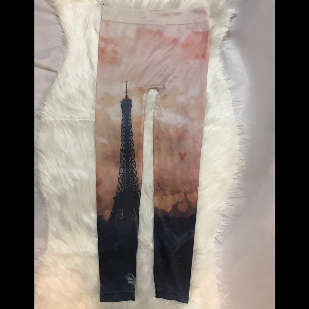 Unique Paris Landmark Tower Leggings 🛍🎁