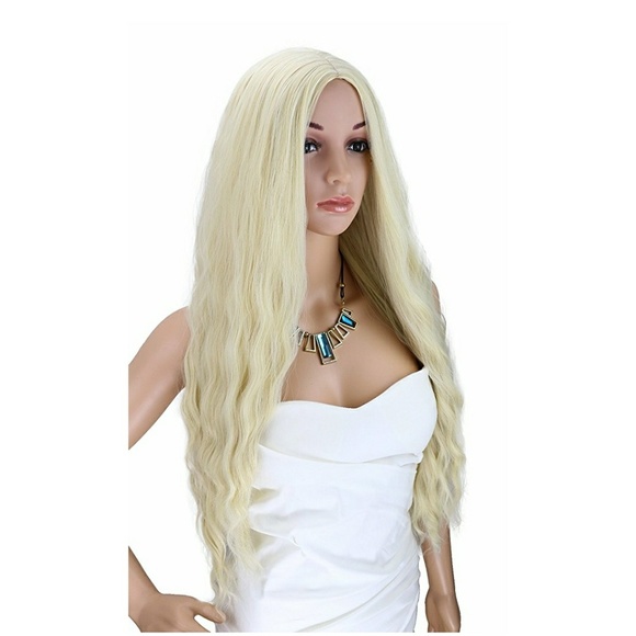 Blonde Beauty Heat Resistant Synthetic hair main image 4
