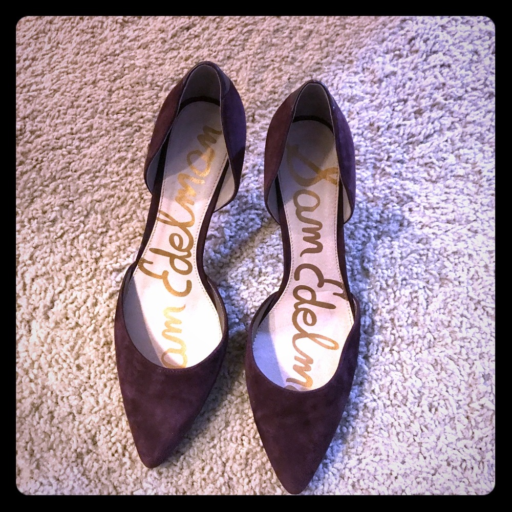 Sam Edelman Burgundy Pumps only worn once ⭐️