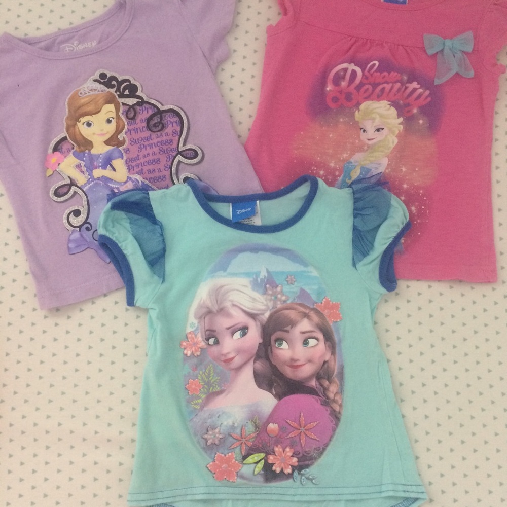 Lot of 3 Disney Tshirts