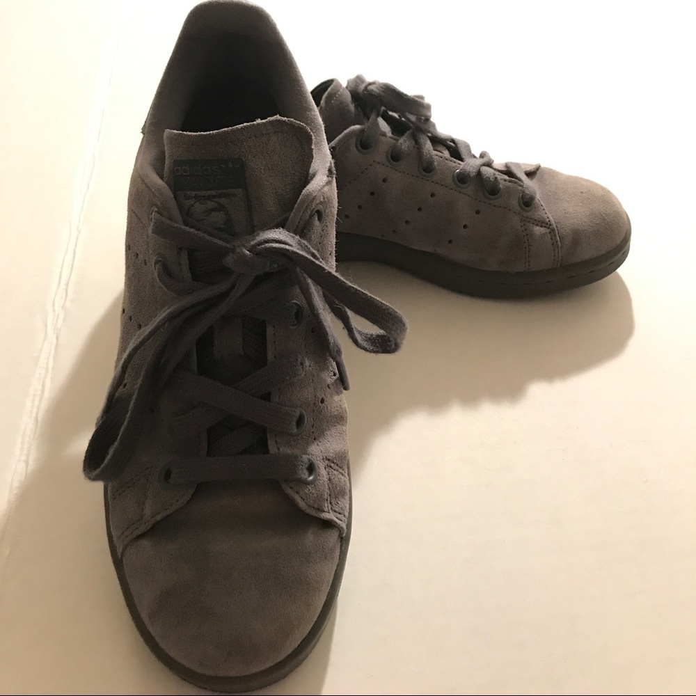 Grey Suede Stan Smith Adidas Sneakers