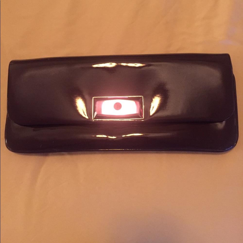 Kate Landry Purple clutch purse