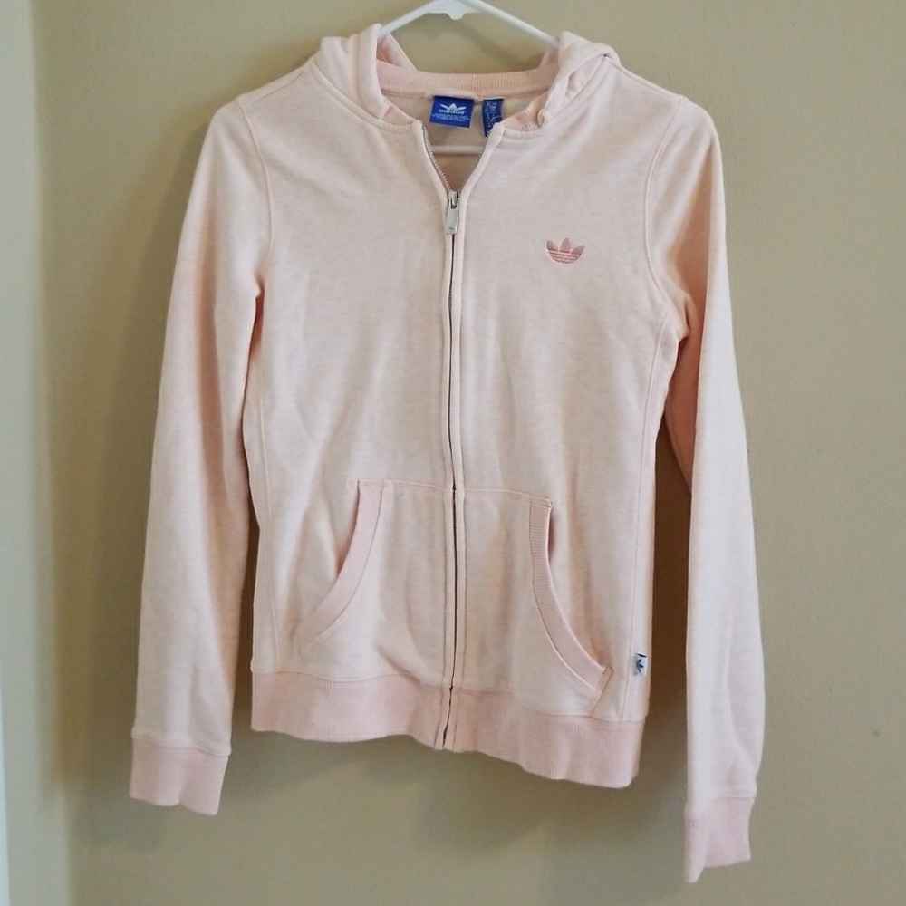 Adidas S1946 Pink Zip Hoodie