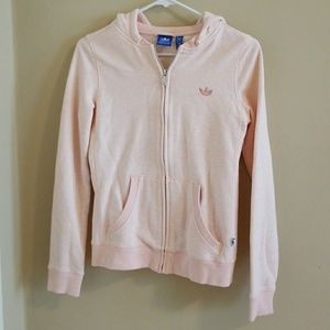 Adidas S1946 Pink Zip Hoodie